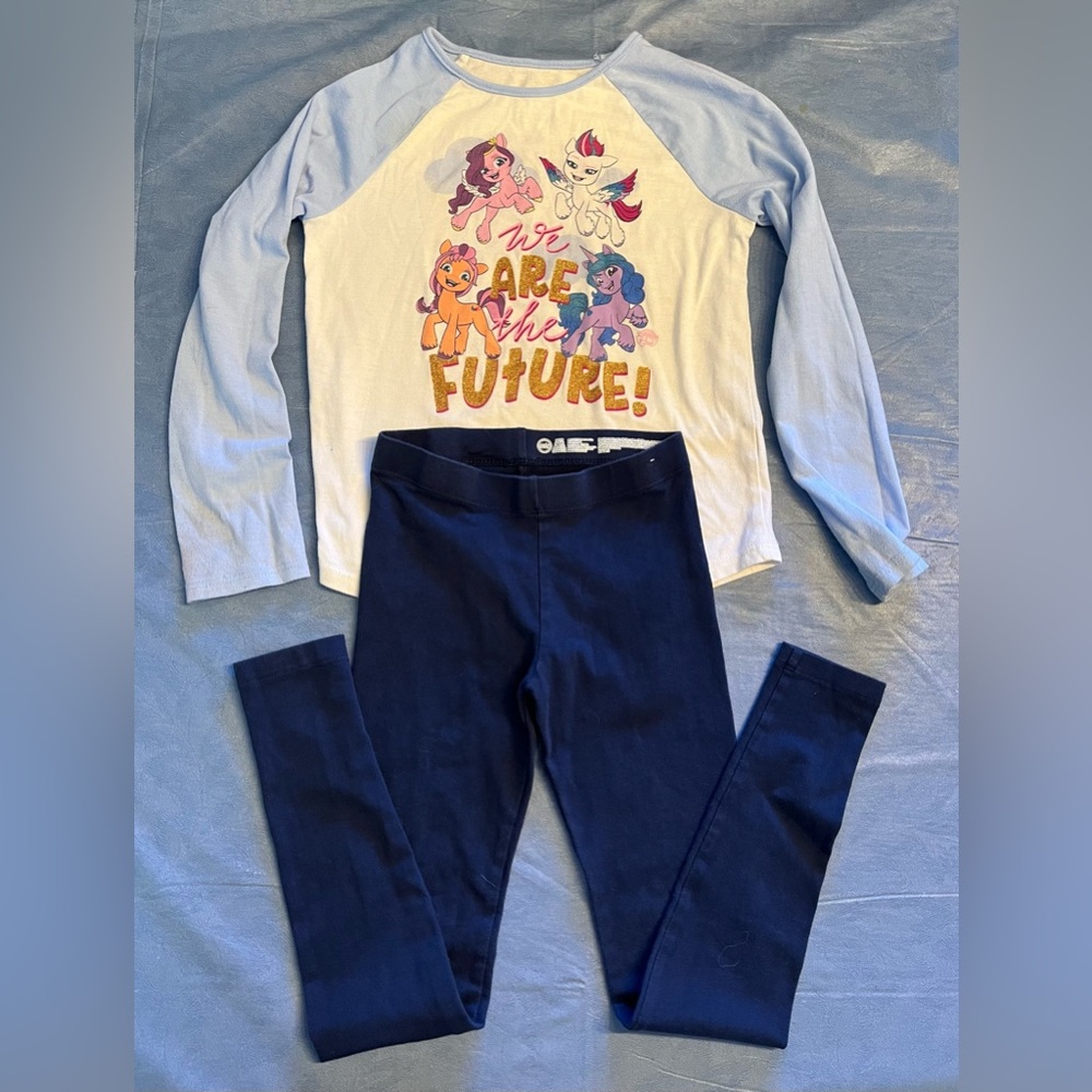 Girls Long Sleeve & Leggings Outfit, Size 6x